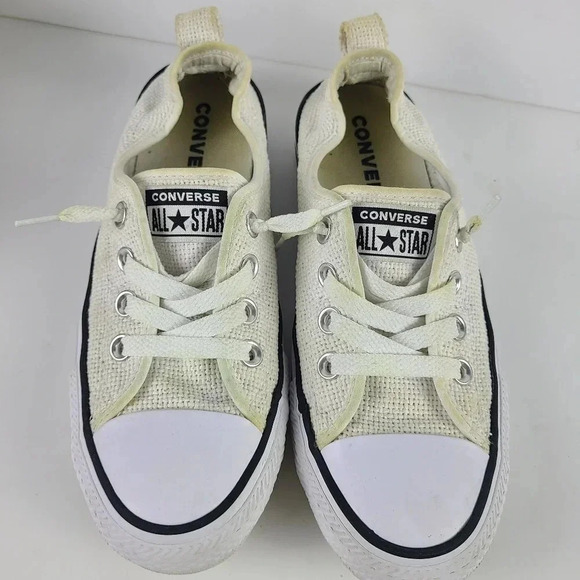 Converse all star white mesh tennis shoes - Picture 1 of 11